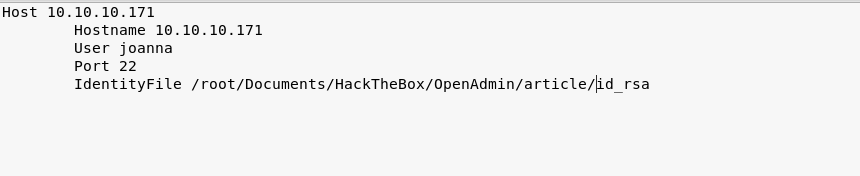 [CTF] HackTheBox - OpenAdmin
